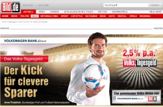 Volkstagesgeld der Bild-Zeitung