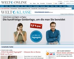 WELT KLASSE Tagesgeld